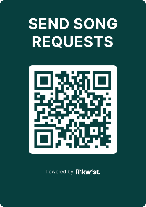 Dark QR code poster