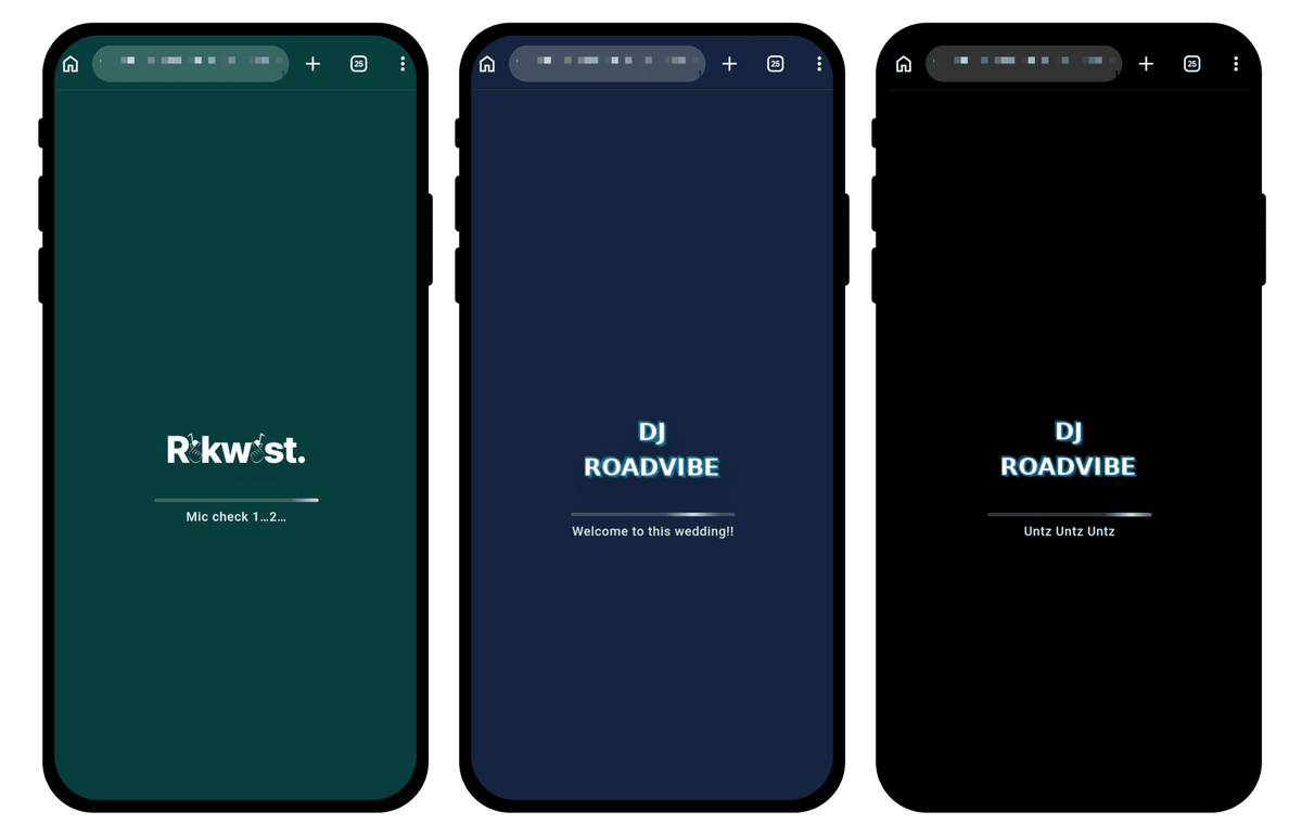 Loading screens with a custom logo